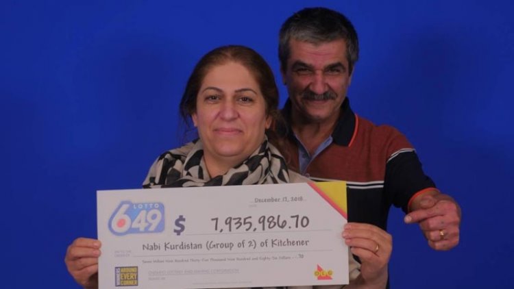 Kanada'da yaşayan Kürt aile lotodan 8 milyon dolar kazandı
