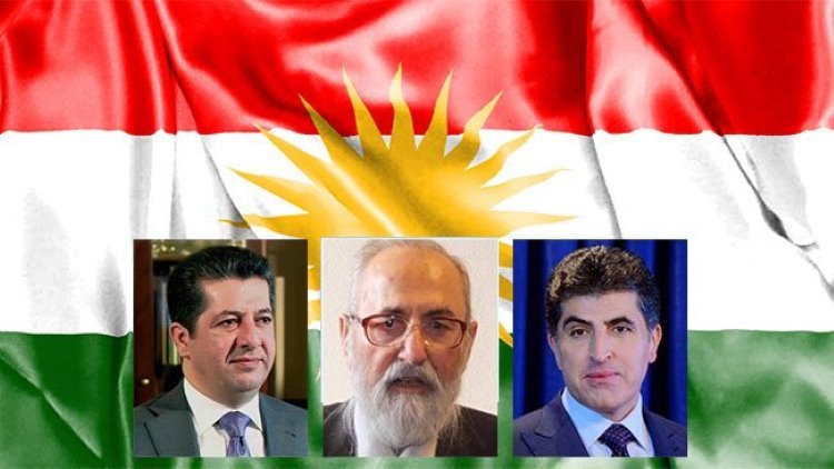 Dünya ve Kürdistan Ezdiler Miri'nden Neçirvan Barzani ve Mesrur Barzani'ye kutlama