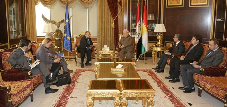 Başkan Barzani: AB heyeti ile bir araya geldi 