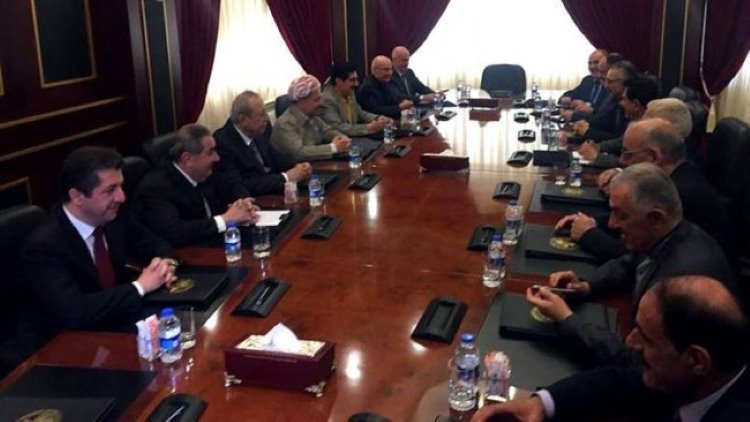 Başkan Barzani liderliğinde KDP - YNK toplantısı