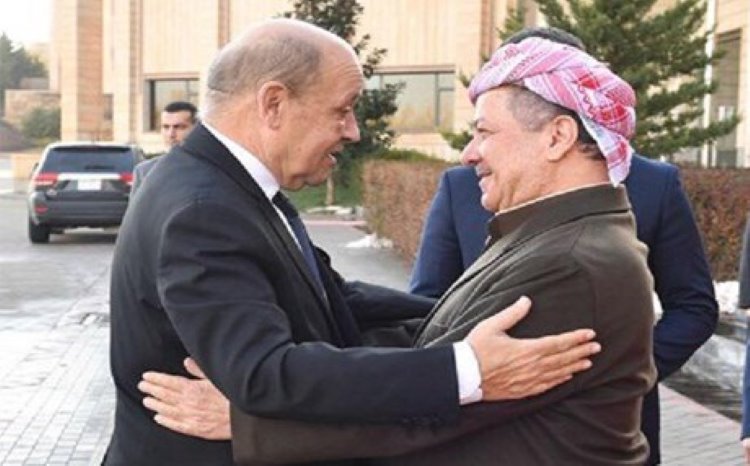 Fransa Dışişleri Bakanı: Kürdistan'a ziyaretimin amacı Kürtlere duyduğum vefadır 