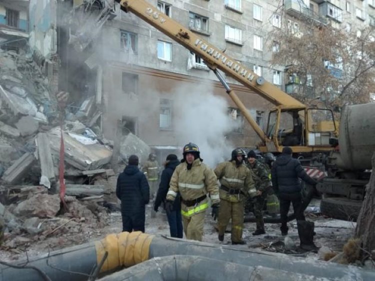Rusya'daki gaz patlamasında ölü sayısı 9'a yükseldi,32 kişi daha enkaz altında