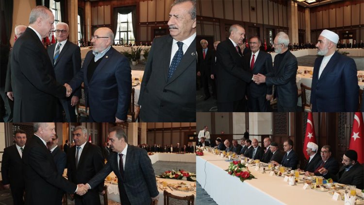 Erdoğan, Kürt illerinden kanaat önderleri ile görüştü