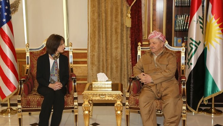 Başkan Barzani, ABD'li heyeti kabul etti