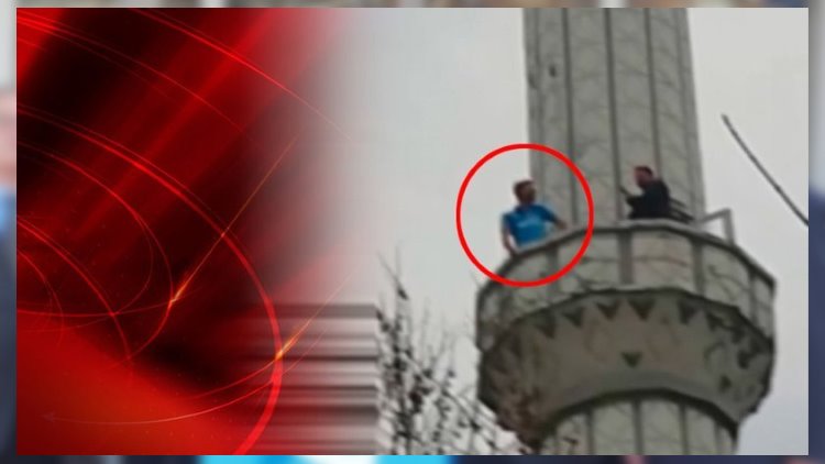 Aşk nelere kadir: Minareye çıktı, 'Bize her yer Trabzon' diye bağırdı