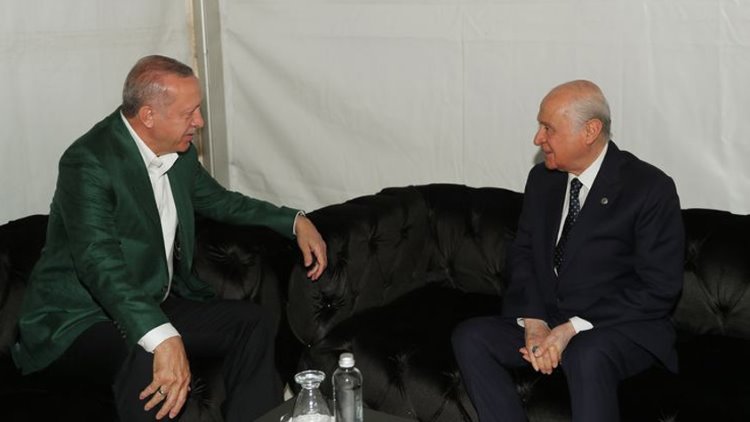 Erdoğan ve Bahçeli'den ilk ortak mitingde savaş sözleri
