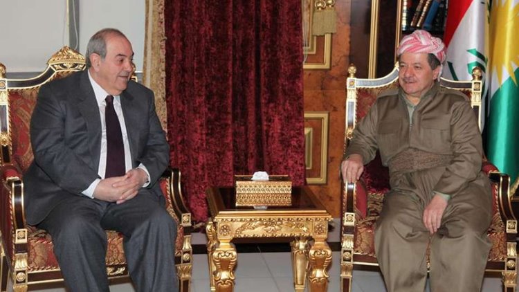 Allawi'den Başkan Barzani'ye Kerkük önerisi: 'Liderler Komitesi'