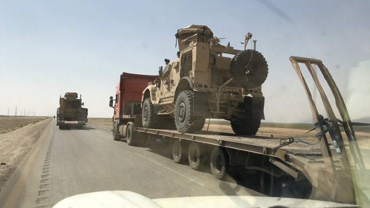 ABD'den DSG'ye 95 tırlık askeri yardım konvoyu