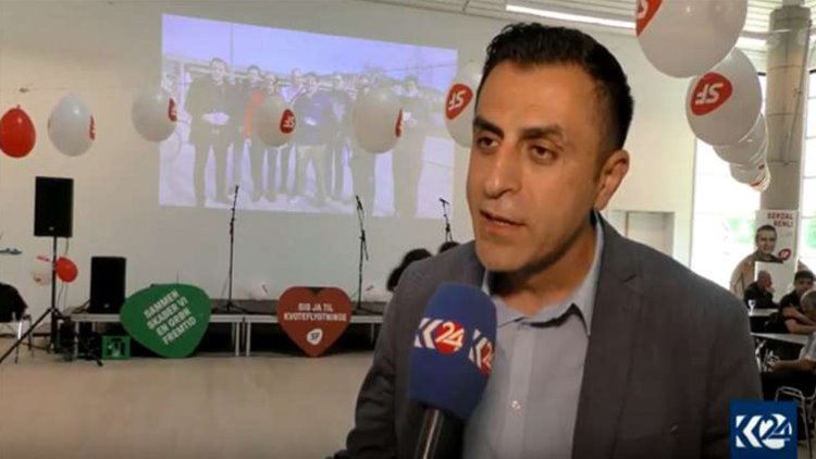 Haymana'lı Kürt siyasetçi Danimarka'da ilk sıradan aday