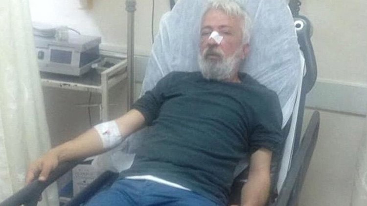 MHP İlçe Başkanının tehdit ettiği gazeteciye saldırı