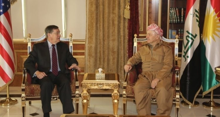 Başkan Barzani ABD'li üst düzey heyeti kabul etti 