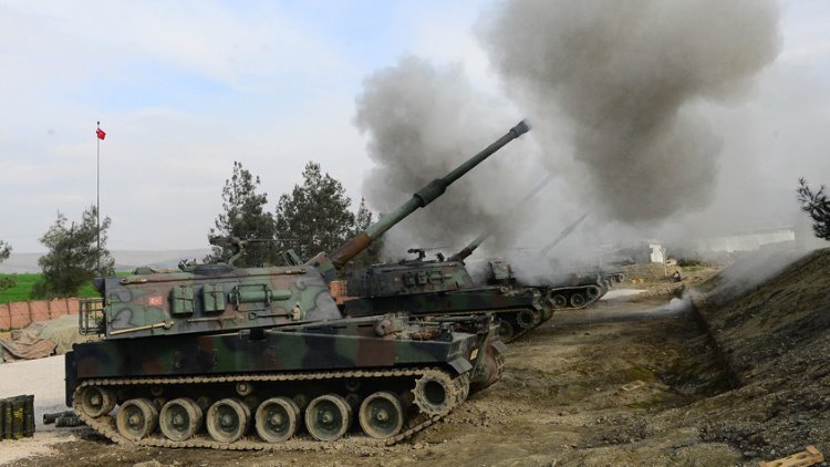 TSK'den YPG pozisyonlarına saldırı
