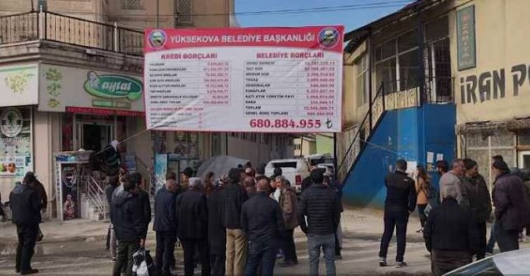 Yüksekova'da HDP'li belediyenin tüm gelirlerine el konuldu
