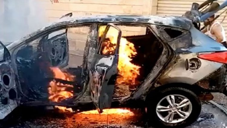 Afrin'de ÖSO üyesinin aracına bombalı saldırı