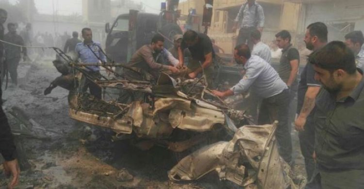 Kamışlo'da bomba yüklü araç infilak etti