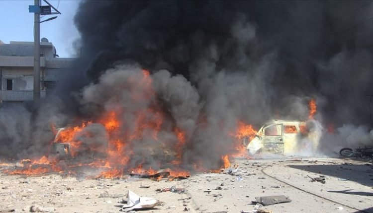 Azez'de art arda iki bombalı saldırı