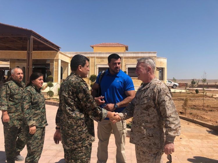 CENTCOM Komutanı'ndan Rojava ziyareti