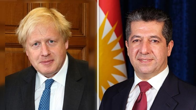 Başbakan Barzani'den Boris Johnson’a kutlama