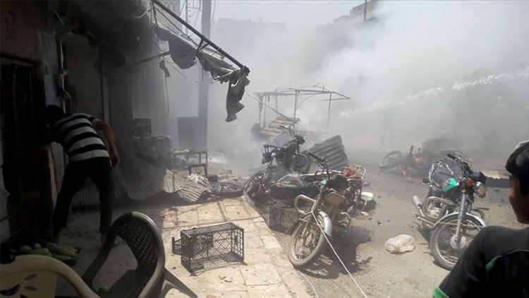 ÖSO kontrolündeki bölgelerde eşzamanlı 4 bombalı saldırı: Ölü ve yaralılar var
