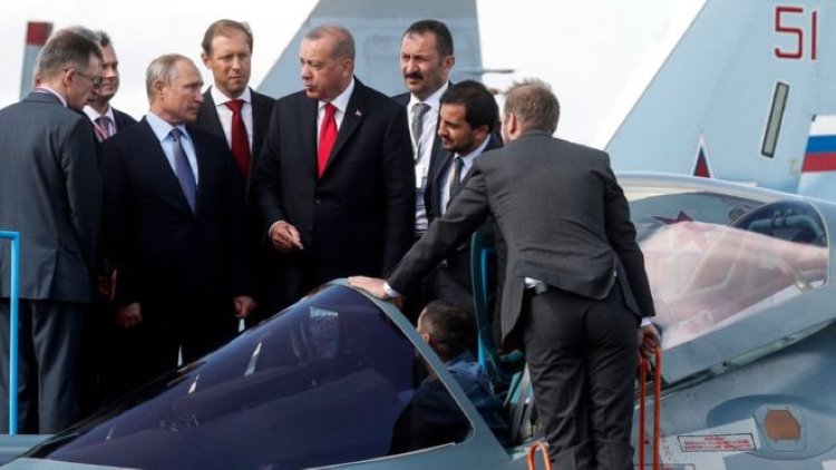 Erdoğan'dan Putin'e SU-57 sorusu: Bu uçuyor mu?
