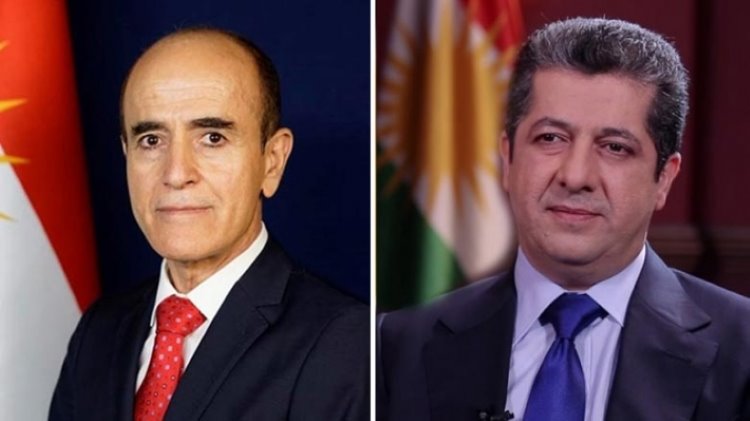 Başbakan Mesrur Barzani'den Peşmerge Bakanı’na başsağlığı telefonu 