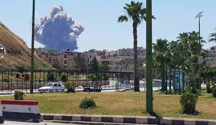 Suriye,askeri hava üssünde patlama aralarında subayların da oldugu 20 ölü 