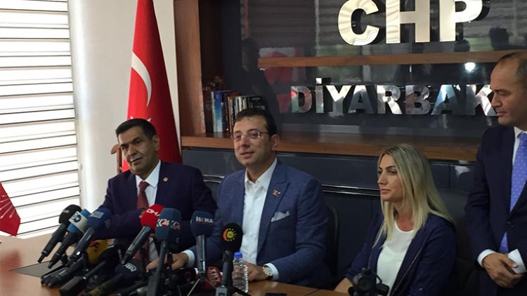 Diyarbakır'da kayyımı eleştiren İmamoğlu: Öğretirseniz Kürtçe konuşurum elbette