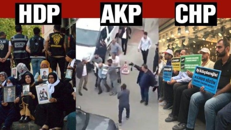 HDP, CHP ve AKP önünde oturma eylemleri