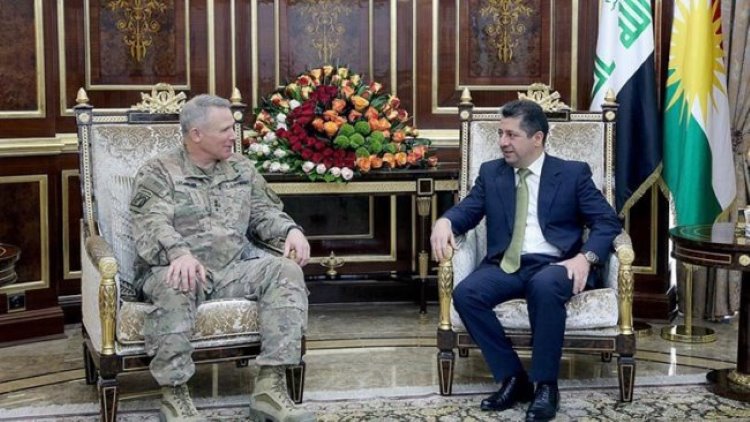 Başbakan Barzani, ABD’li üst düzey askeri heyeti ile görüştü