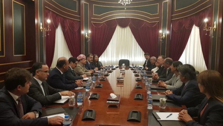  Kürdistan - HDP heyeti Başkan Barzani ile görüştü 