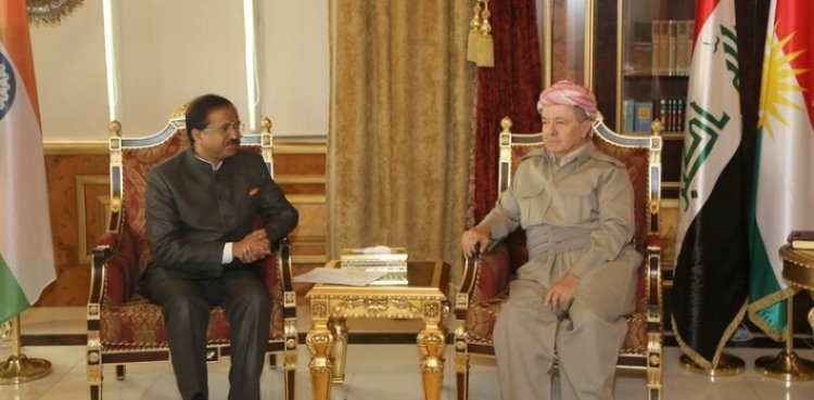Başkan Barzani,Hindistan heyeti ile görüştü