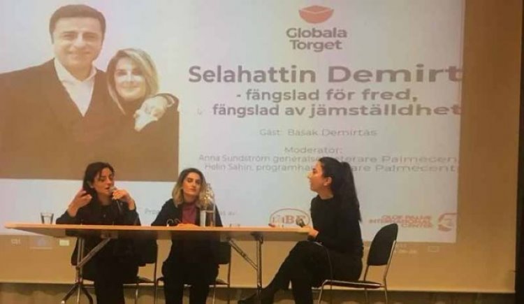 Başak Demirtaş:İsveç’te Uluslararası Olof Palme Merkezi’nin daveti üzerine, Demirtaş'ın Seher kitabının tanıtımını yaptı