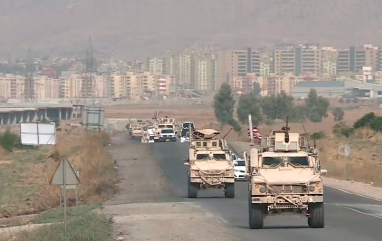 Rojava Kürdistanı'ndan çekilen ABD askerleri, Kürdistan Bölgesi Duhok'a girişi yaptı 