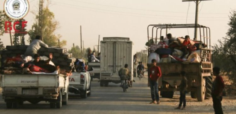 Türkiye’nin operasyonu ile Rojava’dan göç etmek zoruda kalan aileler Kürdistan Bölgesi’ne ulaştı