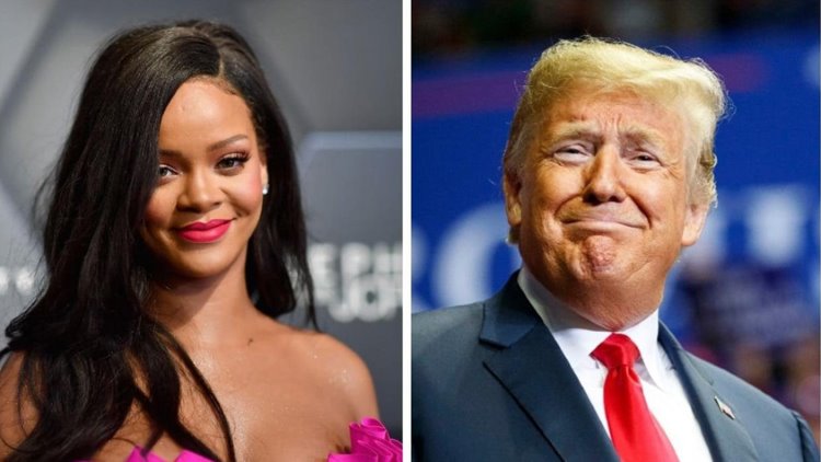 Rihanna'dan Trump'a: Akıl hastası