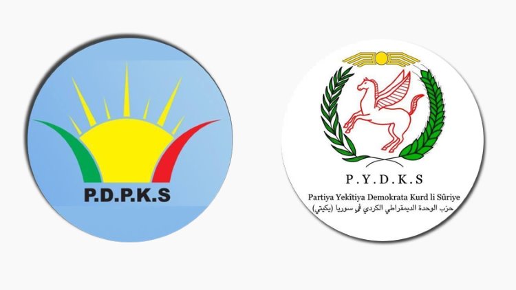 Rojava'nın iki Kürt partisinden Neçirvan Barzani ve Mazlum Ebdi'ye destek