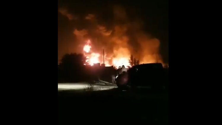 Serêkanîyê'de mazot depolarında patlama: 15 SMO mensubunun öldüğü iddia edildi