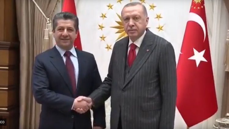 Başbakan Barzani, Erdoğan ile görüştü