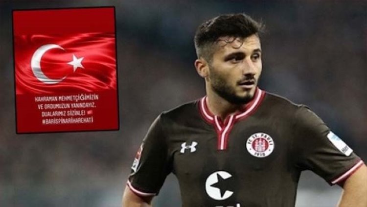 Türk futbolcu 'Rojava' paylaşımları nedeniyle takımdan kovuldu