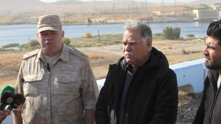 Kobane'de Rus general ile Kürtlerden ortak basın açıklaması