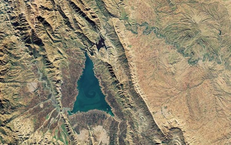 NASA Kürdistan’daki gölün fotoğrafını paylaştı