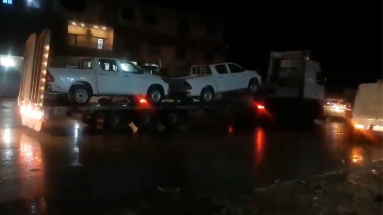 Koalisyon'dan Rojava'ya onlarca tırdan oluşan yeni yardım konvoyu