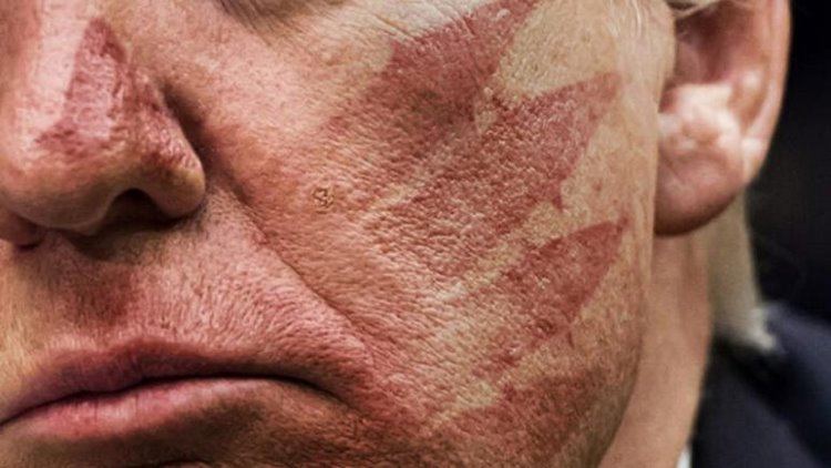 Hamaney'den Trump'ın yüzünde beş roketli 'kanlı tokat' paylaşımı