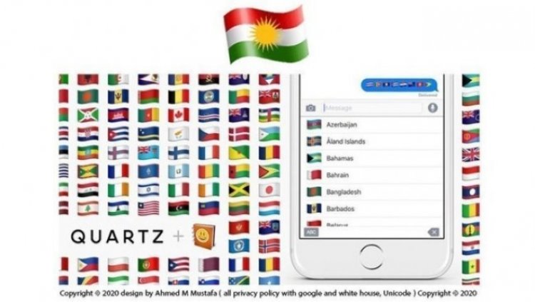 Coronavirus Updates Sayfası Kürdistan bayrağını paylaştı