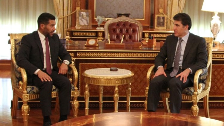 Neçirvan Barzani Irak Ulusal Projesi Genel Sekreteri’yle görüştü