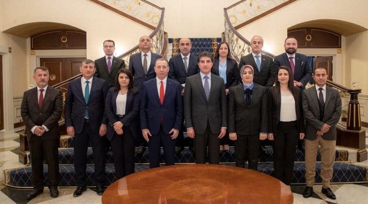 Neçirvan Barzani, Türkmen ve Hristiyan temsilcileri ile bir araya geldi