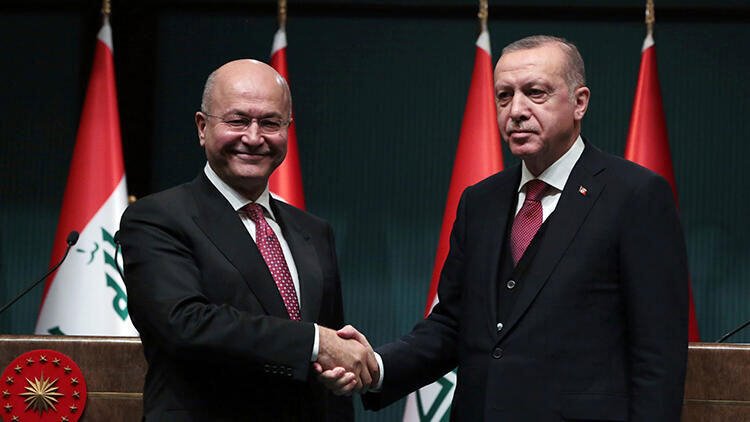 Erdoğan, Irak Cumhurbaşkanı Berham Salih ile görüştü