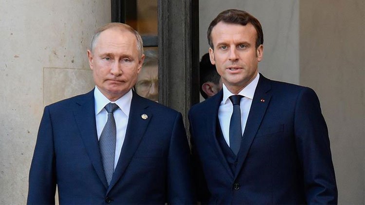 Putin ve Macron'dan Libya görüşmesi