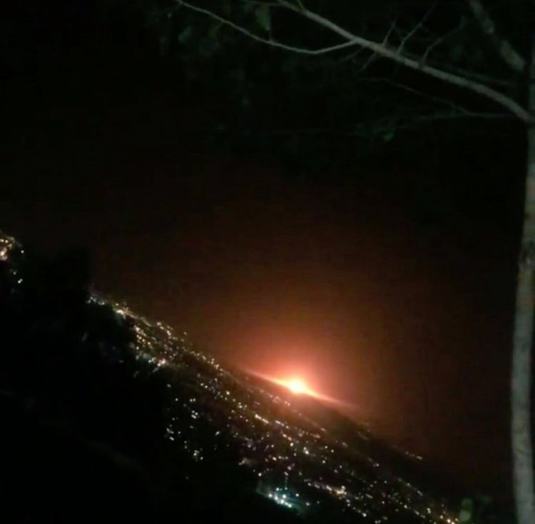 İran'ın başkenti Tahran'da patlama!