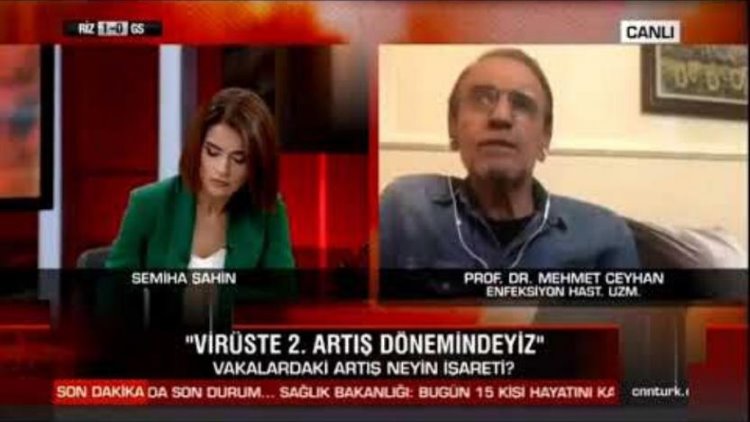 'Sınava virüs taşıyanlar da sınava girecek' dedi, CNN Türk'te yayın kesildi